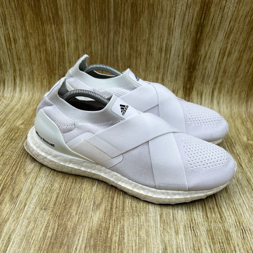 Adidas Ultraboost Slip On DNA Women's Size 7 White Sneakers Running Shoes H02815